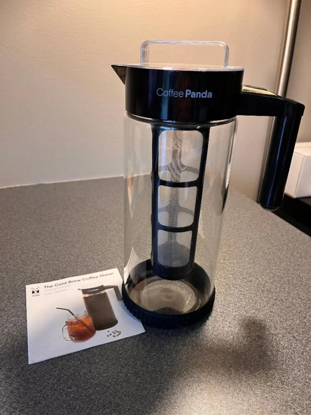 Coffee Panda Cold Brew Coffee Maker 44 oz (1300 ml) + manual BPA Free!